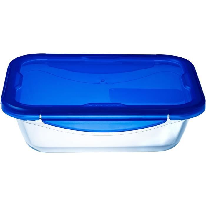 Rectangular box with lid - PYREX - 1451026 - 20 x 15 cm - 800 ml - Cook & Go - Borosilicate glass base