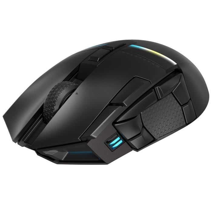 Gaming Mouse - Wireless - CORSAIR - DARKSTAR RGB Wireless - 15 programmable buttons - Optical Sensor - Black - (CH-931A011-EU)
