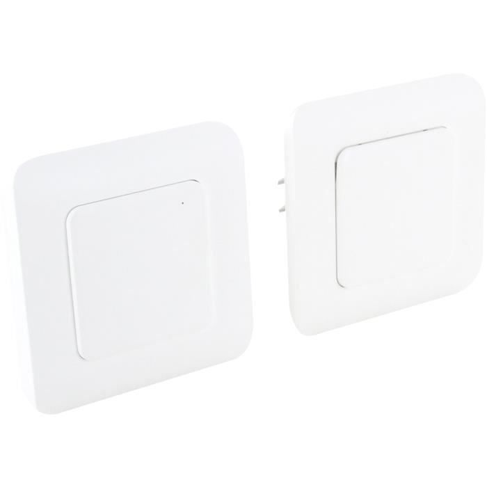 Set of 2 wireless two-way switch kits - DIO CONNECTED HOME - DiO 1.0 - White