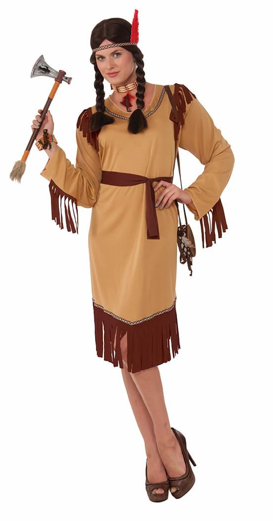 Native American Princess Eagle Feather Costume Adult Women Standard