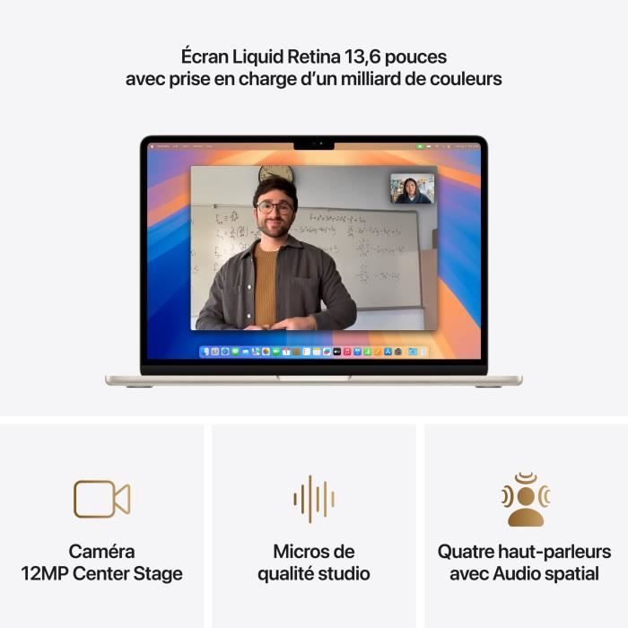 Apple - 13.6 MacBook Air M4 (2025) - 24GB RAM - 512GB Storage - 10-core CPU - 10-core GPU - Starlight