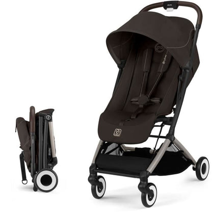 CYBEX - Ultra-compact and comfortable stroller - ORFEO - 4 wheels - Chocolate Brown