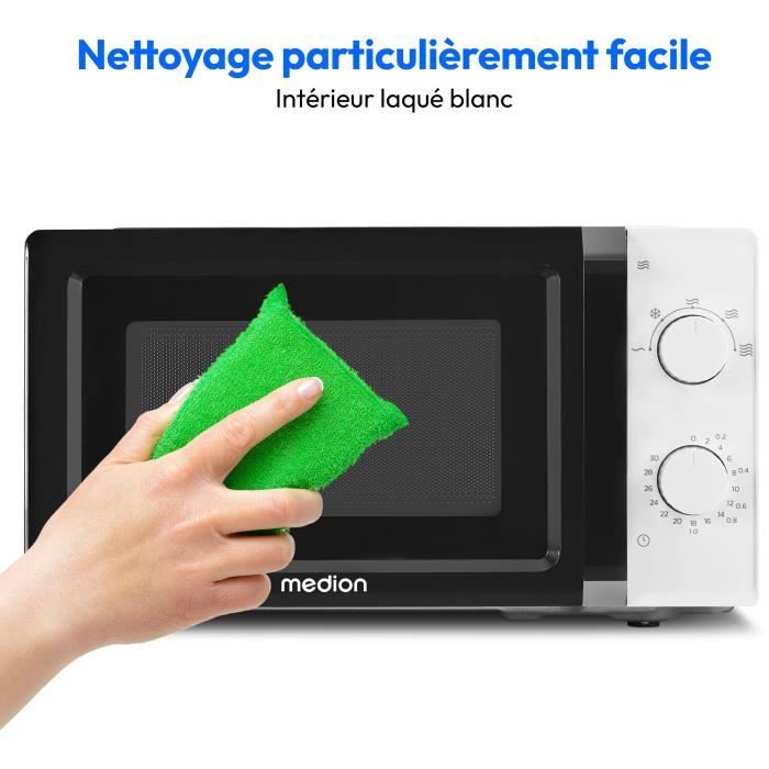 MEDION MD 11475 Microwave Oven - Black and White