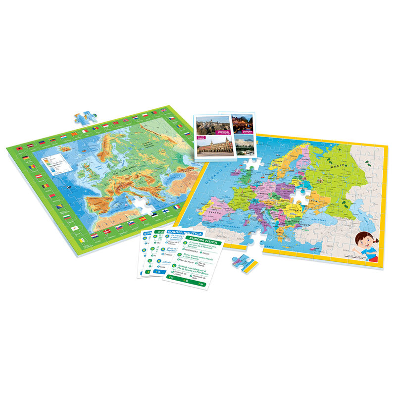 Geo Map Discover Europe in Spanish