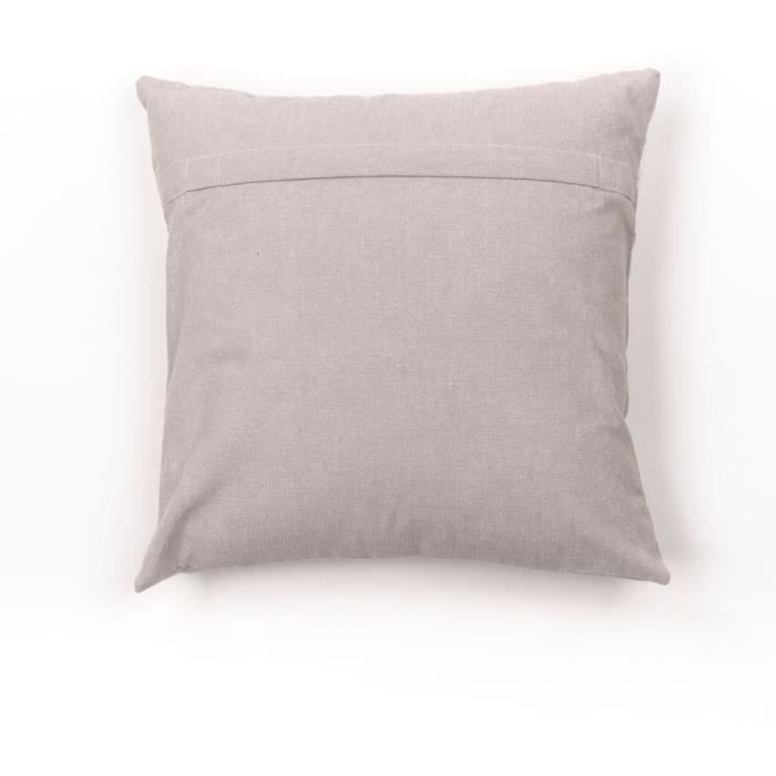 Cushion - TODAY - CHARME - Slub x Chambray x Berenice Embroidery - 40 x 40 cm