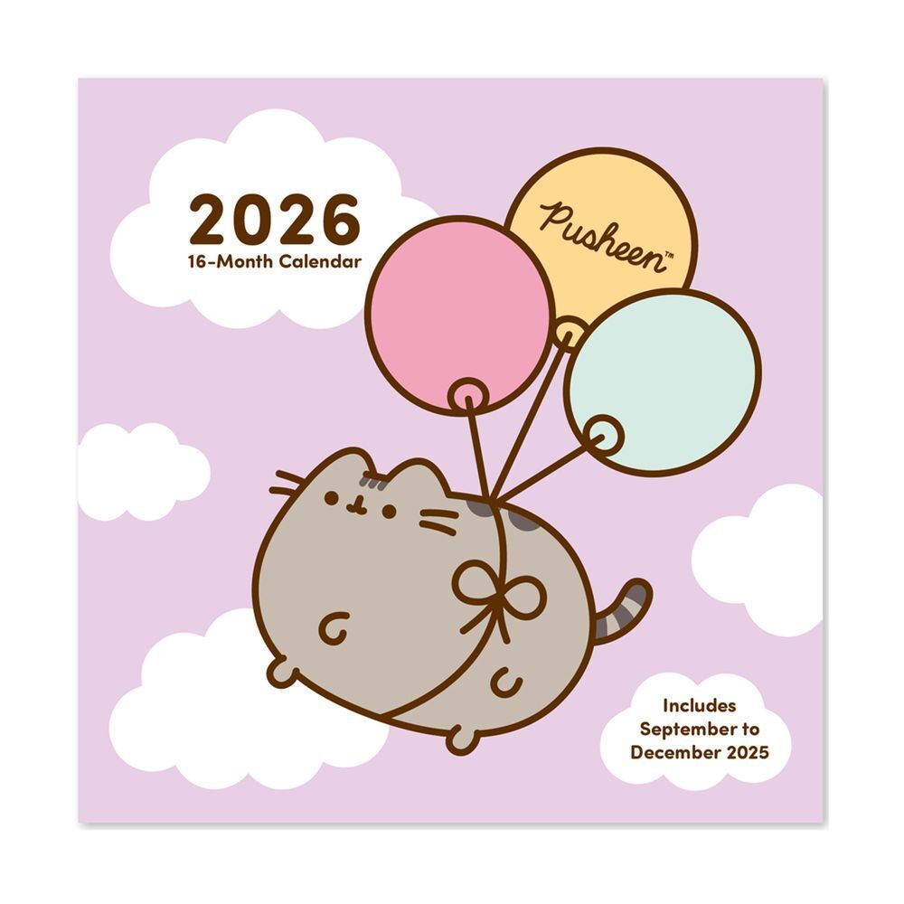 Pusheen Calendar 2025-2026