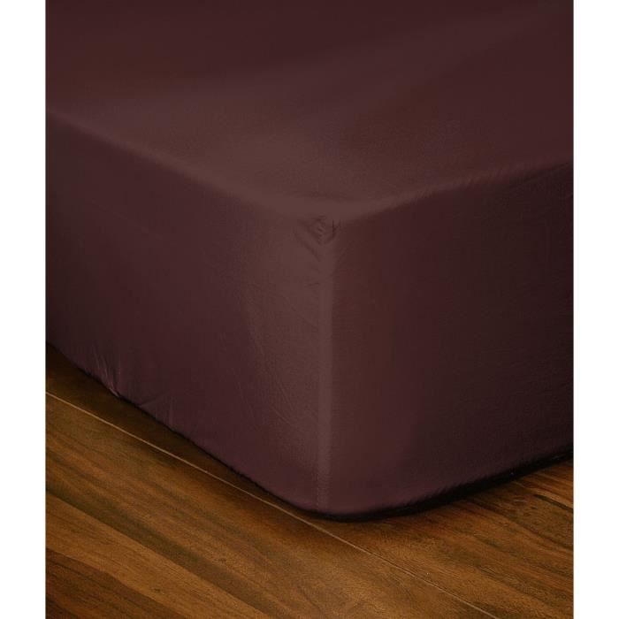 Fitted sheet - LOVELY HOME - LH71599 - 160x200+25 cm - Brown
