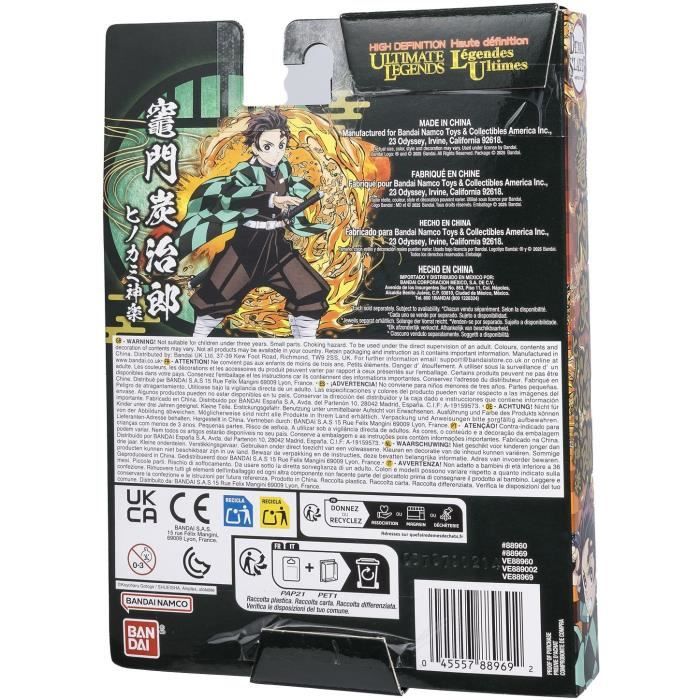 Ultimate Legends HD articulated figure - BANDAI - Demon Slayer - Tanjiro Kamado - 12 cm