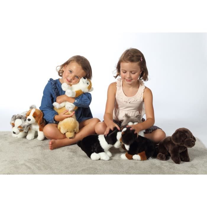 Husky Dog Plush - GIPSY TOYS - Sitting, 25 cm