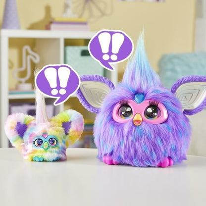 Furby Furblets Zee-Bah, Mini Electronic Plush for Girls and Boys, 45+ Sounds, Ages 6 and Up, Series 4, Hasbro