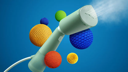 Handheld steamer - PHILIPS - STH5010/70 - 1300 W - Vertical steaming - Continuous steam flow - Cord: 2.5 m - Green