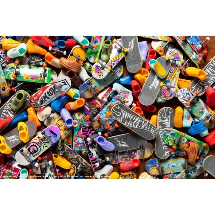 Box of 4 Tony Hawk Finger Skates and Shoes - Hot Wheels HGT84