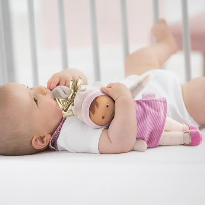 My Doudou COROLLE - Miss Rayée Reves d'Etoiles - 25 cm - small doll - vanilla scent - from birth