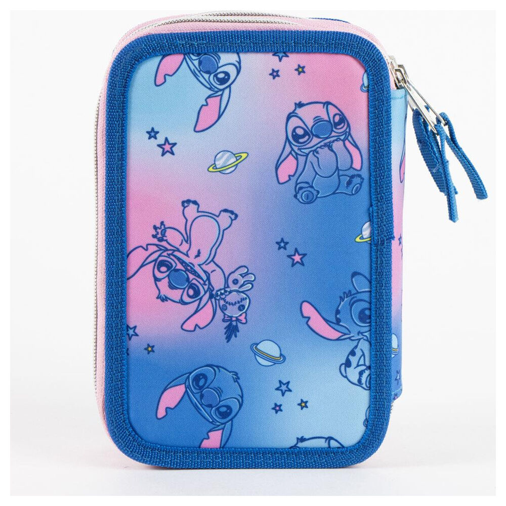 Disney Stitch triple pencil case