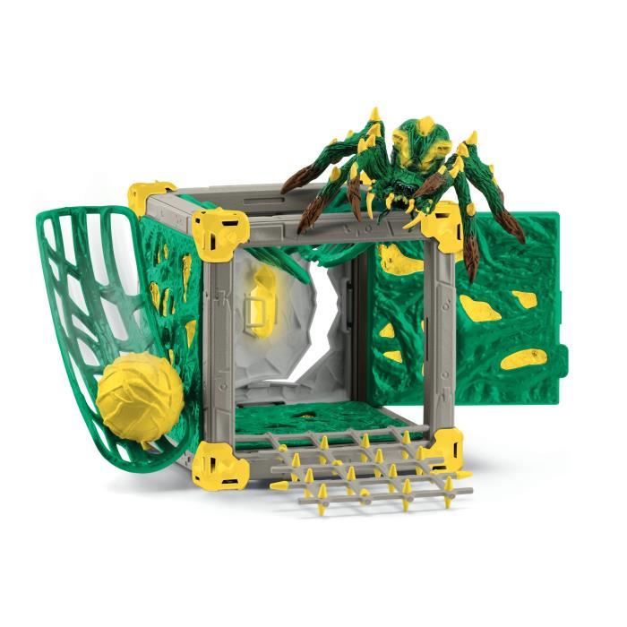 BattleCave Jungle Tarantula, Arena Expansion, SCHLEICH 42678 Eldrador Creatures, Ages 7 and up