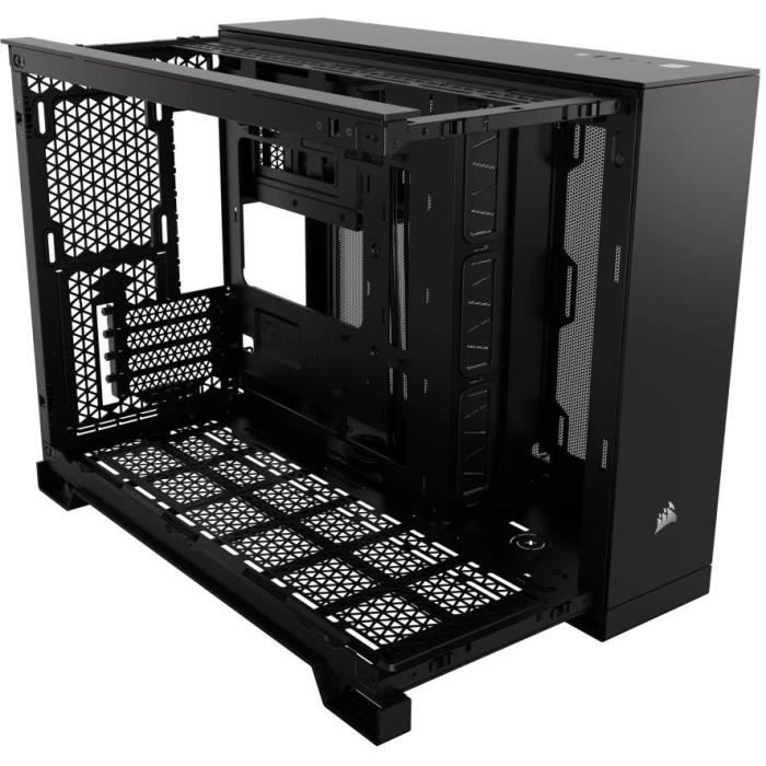 PC case - CORSAIR - 2500D AIRFLOW Micro ATX Dual Chamber - Black