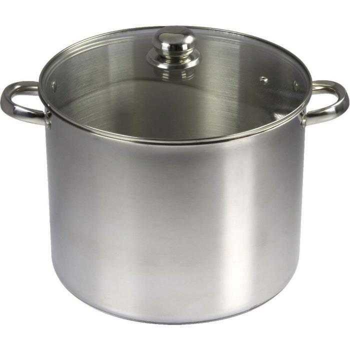 BAUMALU Stainless steel caterer + glass lid - 30 cm