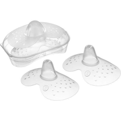 MAM Breast end - Silicone -Size S - Pack of 2 in sterilization box - Transparent