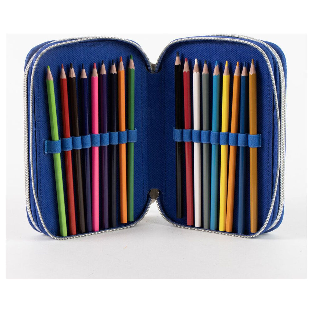 Sonic the Hedgehog triple pencil case