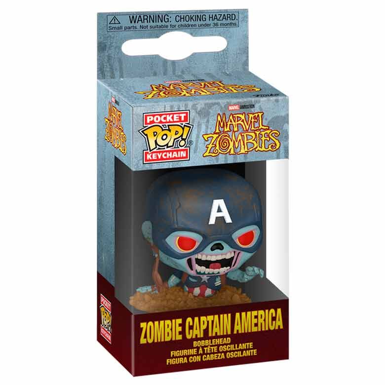 Pocket POP Keychain Marvel - Marvel Zombies Captain America