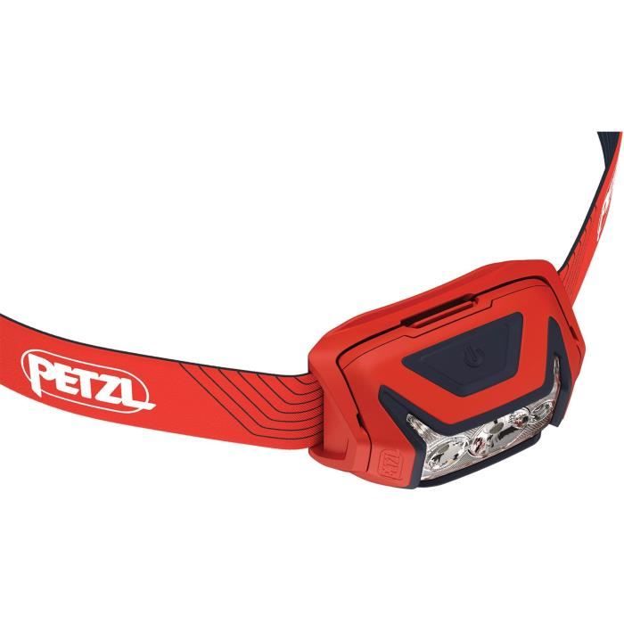 Headlamp - PETZL - ACTIK - Running / Trekking - 450 lumens - 3 AAA/LR03 batteries included - Red