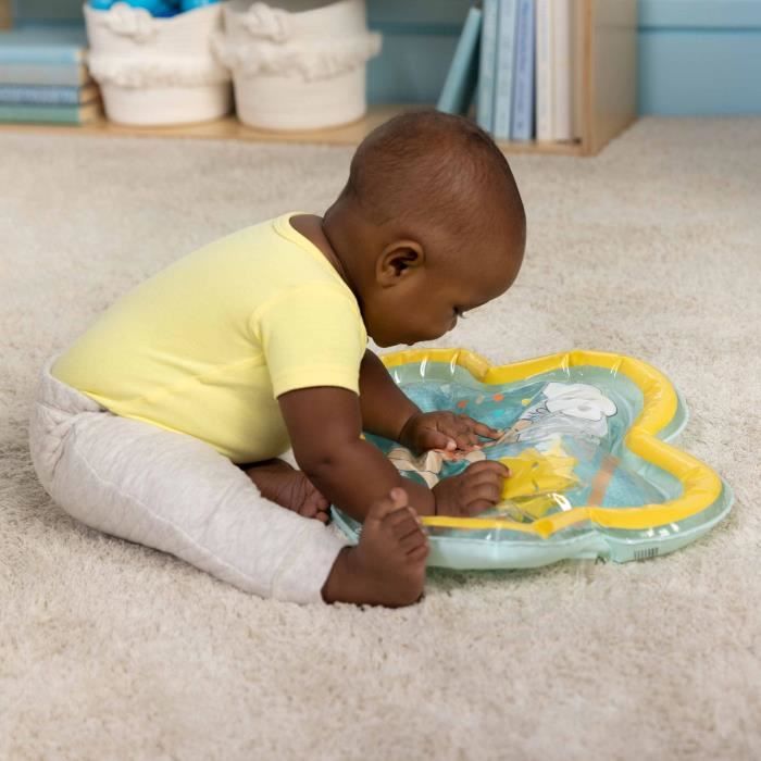 DISNEY BABY -WINNIE- Baby water mat, sensory and educational game, inflatable, easy to clean, foldable, from birth