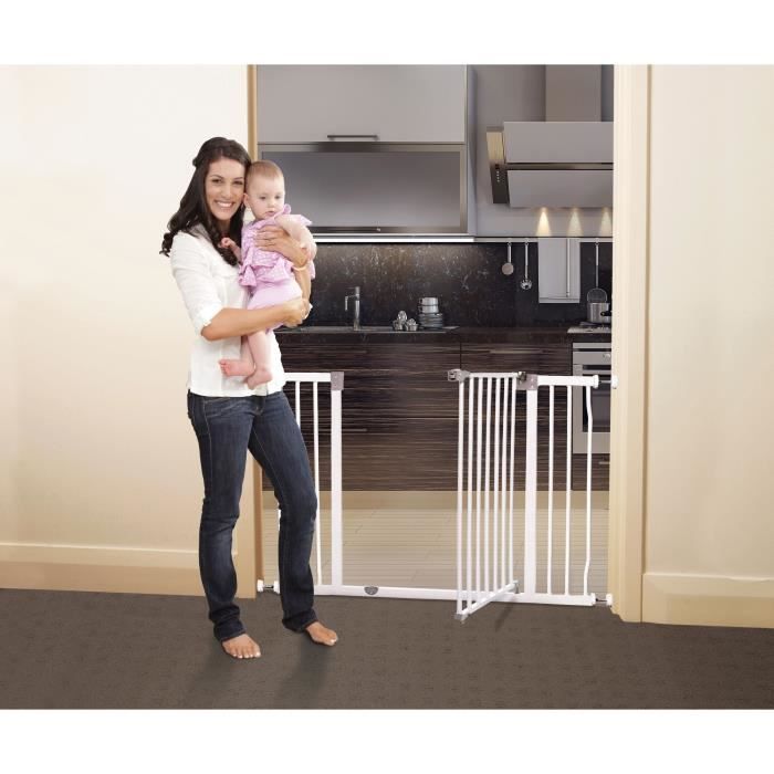 DREAMBABY Safety gate Extra large LIBERTY - By pressure - L 99/105.5 x H 75 cm - White