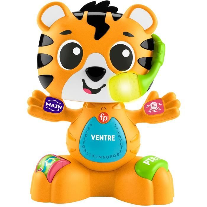 Fisher-Price-Link Squad Tiger Body Parts-Musical Developmental Toy HYL00