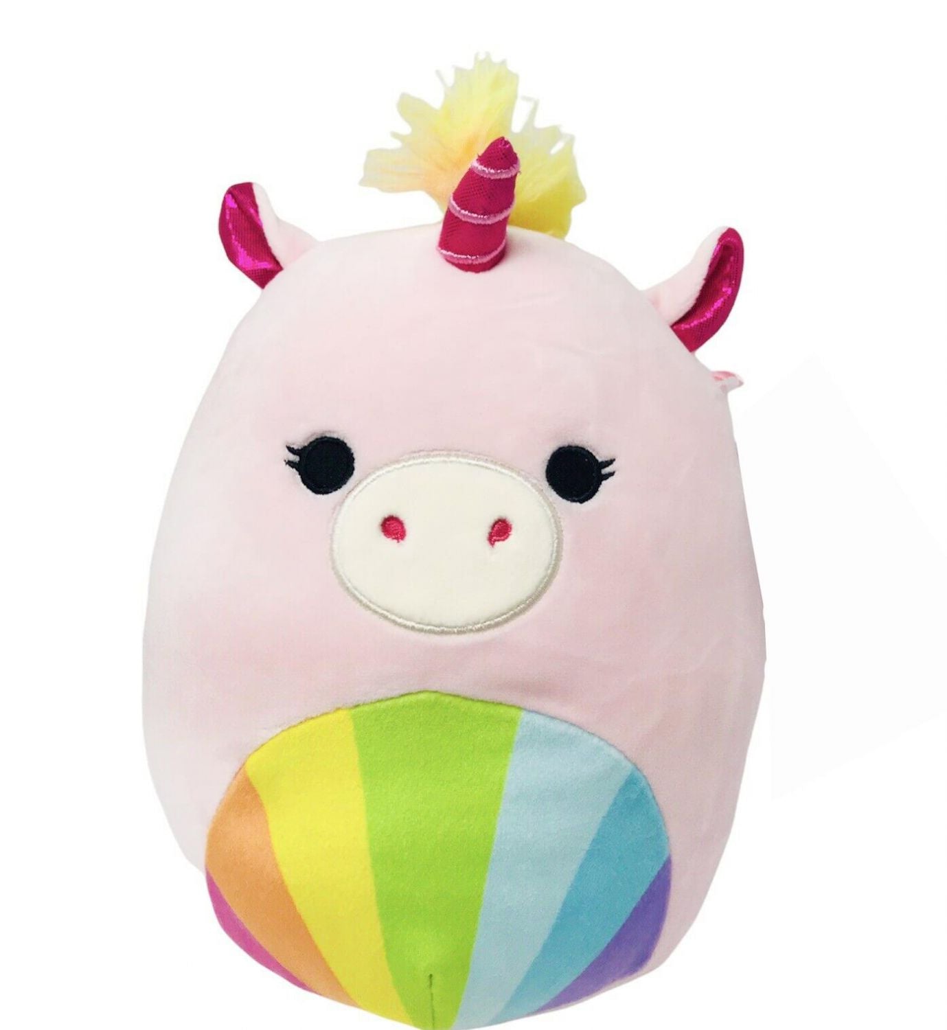 Squishmallow 12 Inch Plush | Amor The Pink Pride Unicorn