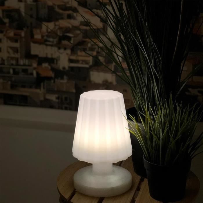 Mini cordless table lamp - LUMISKY - LADY MINI - H22 cm - Rechargeable - Warm white LED