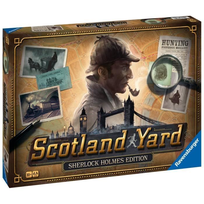 Scotland Yard Sherlock Holmes, Family Strategy Game, Ages 10 and Up, 27344, Ravensburger