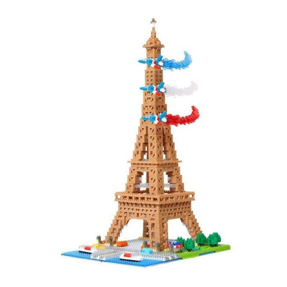 Nanoblock - Bandai - NB057 - Eiffel Tower - 500 pieces - DIY - Ages 8 and up