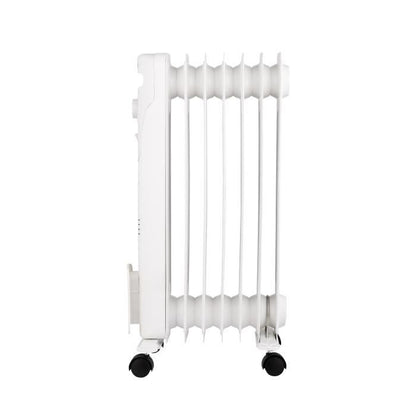 Electric radiator oil bath 1500W oceanic - 3 powers - 7 elements - white - mobile