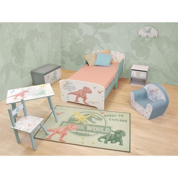 Bedside with Dinosaurs drawer - Jurassic Word - Fun House - H.36 x L.33 x D.30 cm