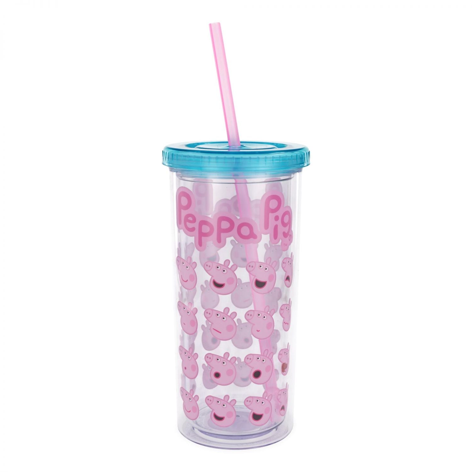 Peppa Pig Expressions 20-Ounce Carnival Cup With Lid and Straw