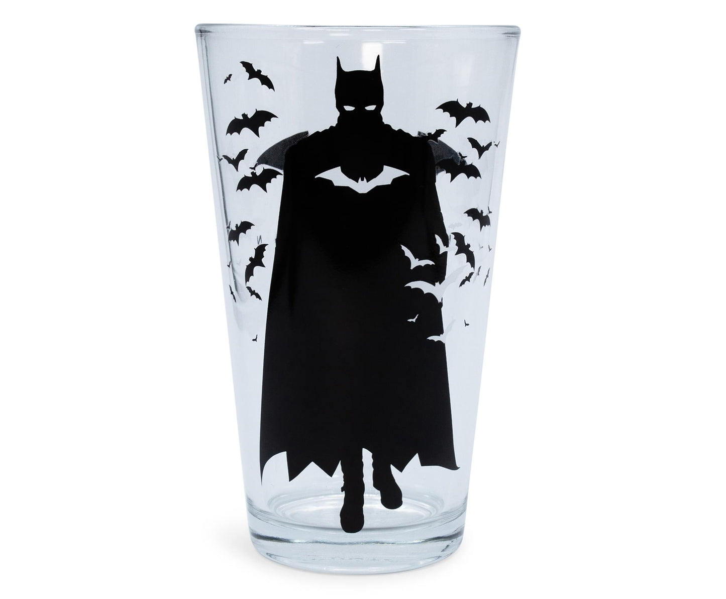 DC Comics The Batman Movie Logo Pint Glass | Holds 16 Ounces