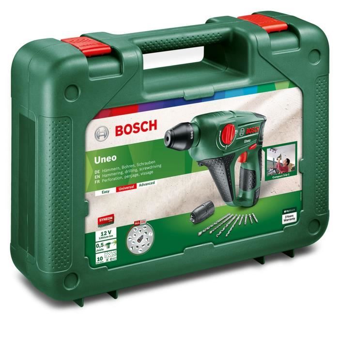 Bosch - UNO wireless punch (delivered with 1 12V -2.5 ah + charger battery)