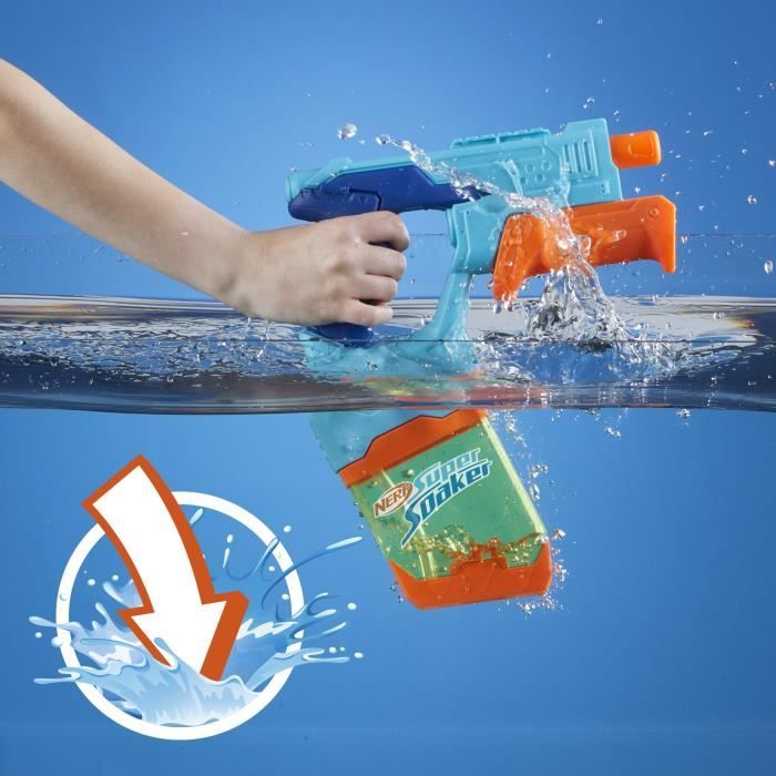 Nerf Dunk-Fill, 2-Pack Water Blasters, Easy Instant Fill Tanks, Water Toys, Super Soaker, Ages 6 and Up