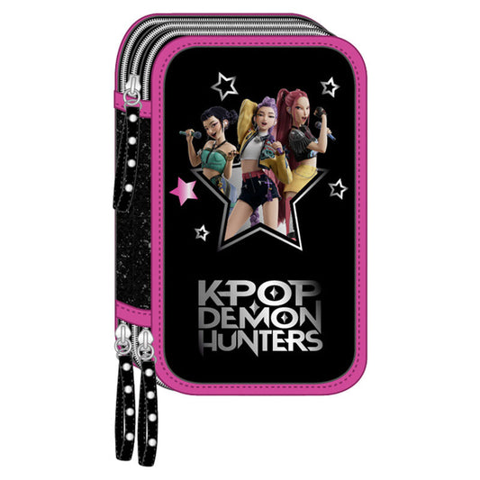 Demon Hunters Kpop Energy triple pencil case 37pcs