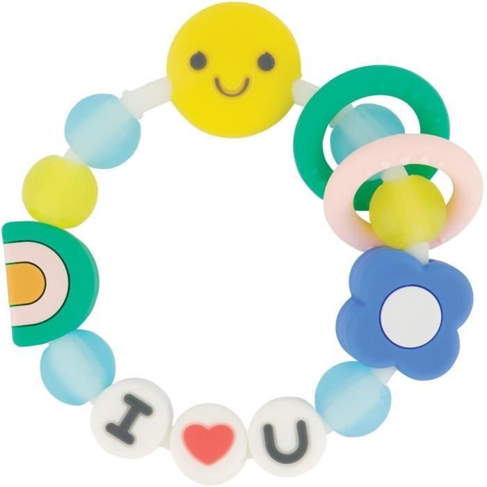 Friendship Teething Bracelet - INFANTINO - 316773 - Silicone - I love You Je t'Aime