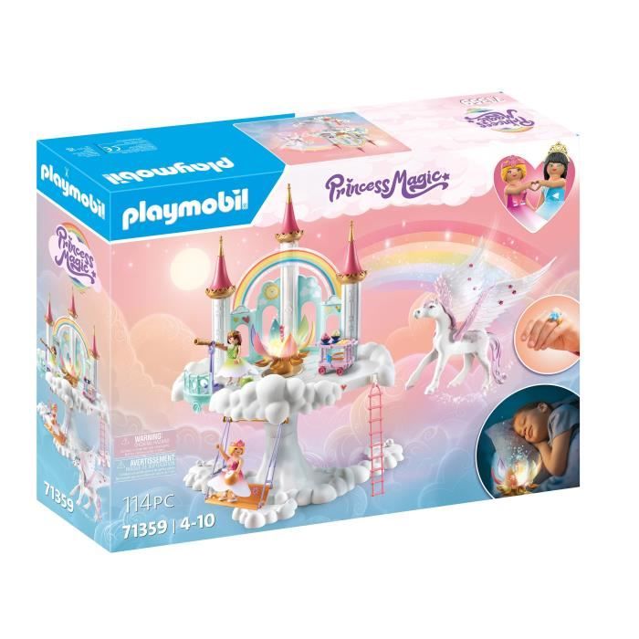 PLAYMOBIL 71359 Enchanted Turret - Princess Magic - The magic flower can turn into a night light - Ages 4 and up