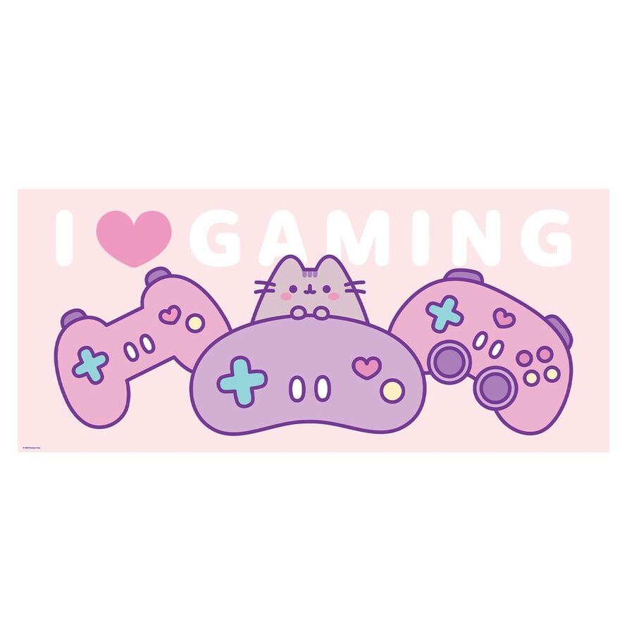 Pusheen gaming desk mat