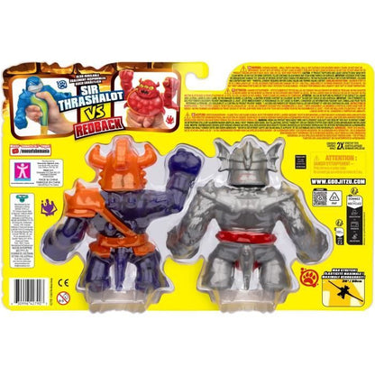 Strikers Blaz vs Corr 11cm Figurine Duo - HERoeS OF GOO JIT ZU - Epic battle with warrior armor
