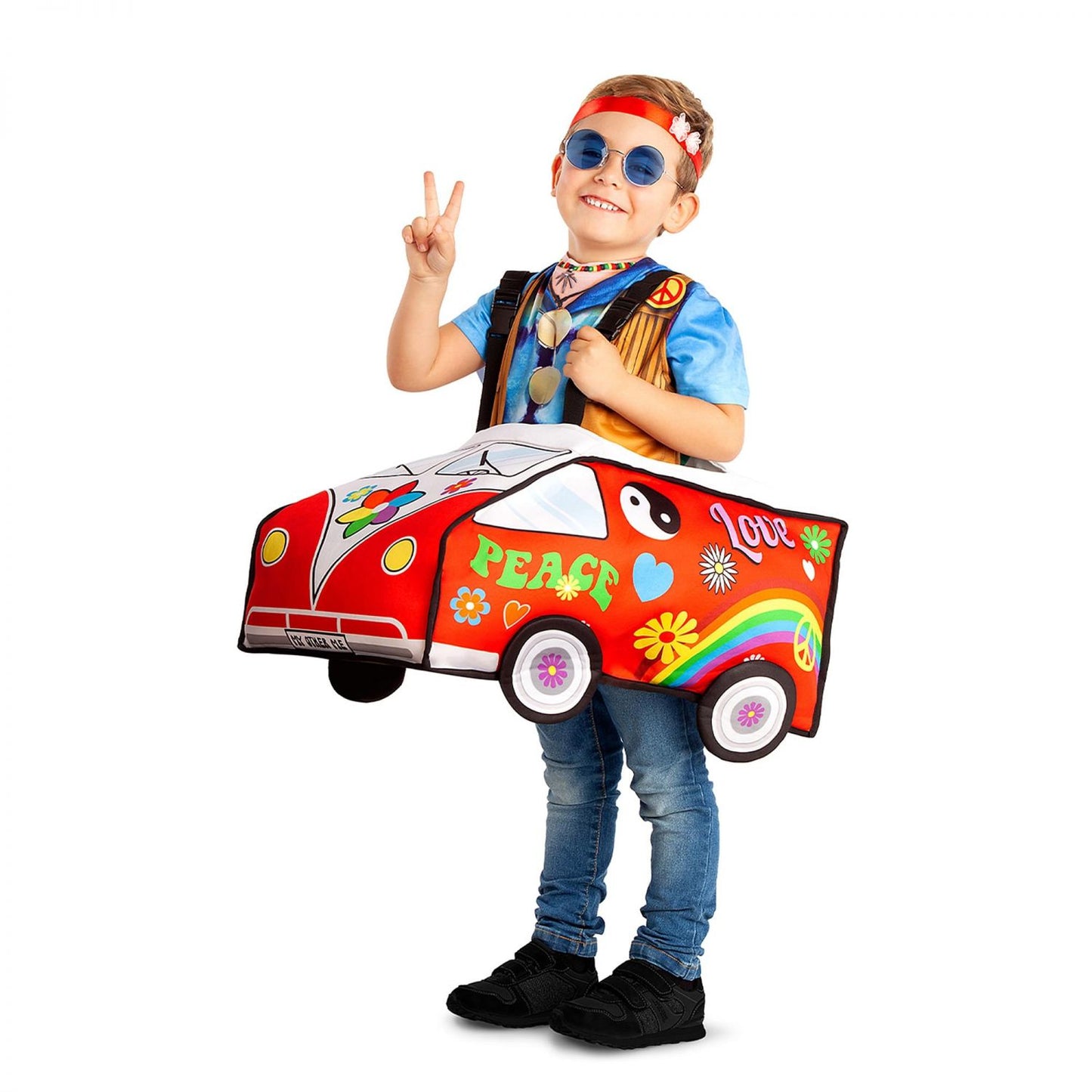 Ride-On Hippie Van Child Costume | One Size
