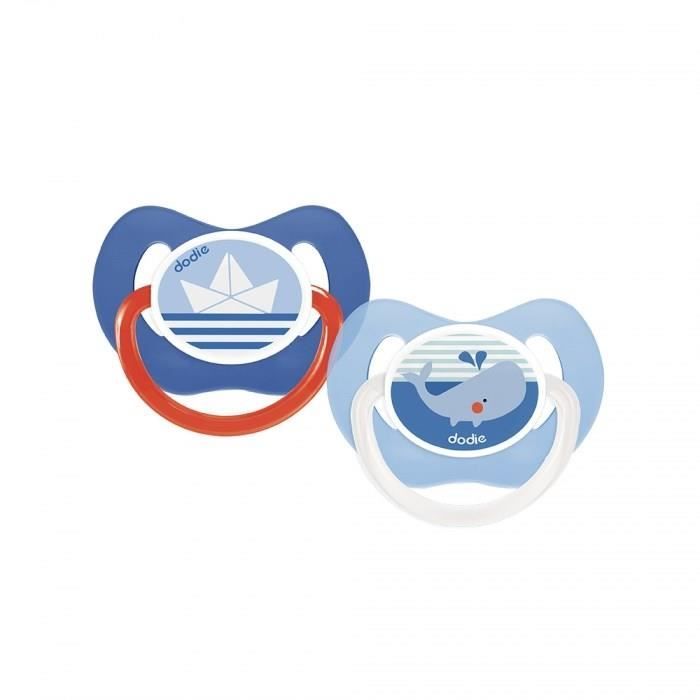 DODIE Pacifier Duo P45 + 6 months -Physiological - Hearts
