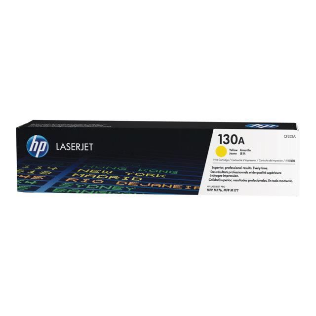 HP 130A Yellow Original Toner Cartridge (CF353A) for HP LaserJet Pro Color M176 / LaserJet M177