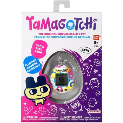 Tamagotchi - BANDAI - Original Tamagotchi - Memphis Style - virtual electronic pet with color screen, 3 buttons and games