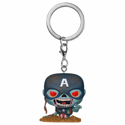 Pocket POP Keychain Marvel - Marvel Zombies Captain America