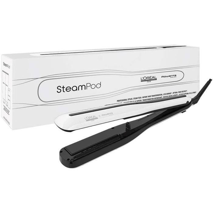 Professional Steam Straightener - Bellissima - Steam Elixir - Ceramic Plate + Argan Oil + Protective Case - 4 Temperatures