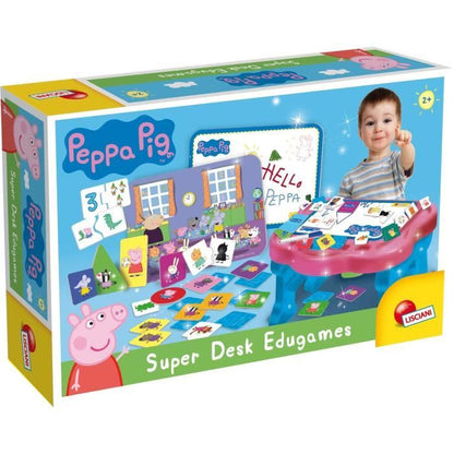 Activity desk with 10 games - Peppa Pig Super desk - Edu games - LISCIANI